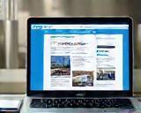 Newsletter on mobile and laptop screens